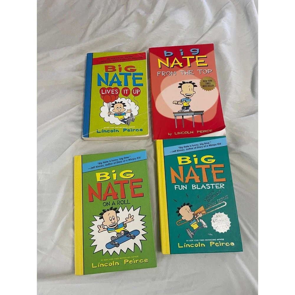 Big‎ Nate Book Series: lives it up , from the top,fun blaster, on a roll